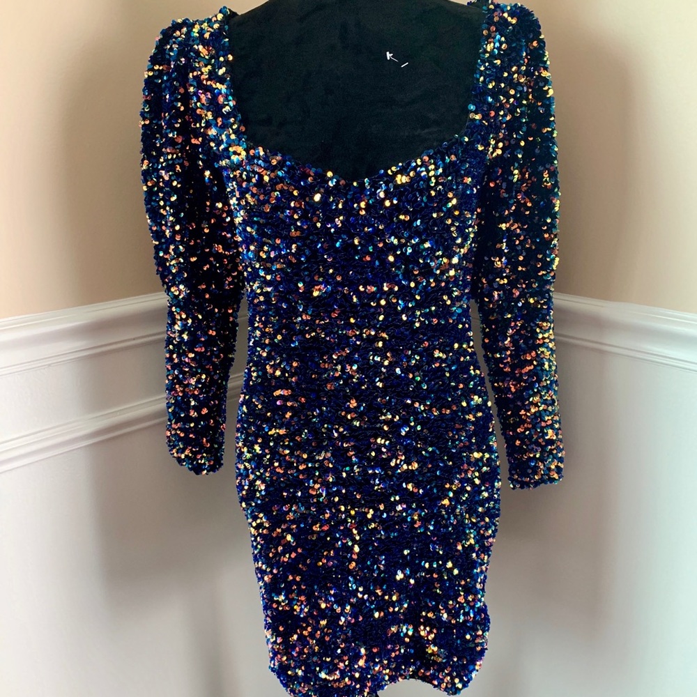 Zara Velvet Mini Dress